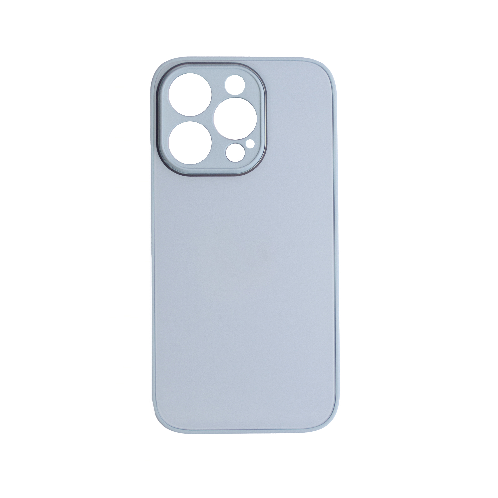 ScHitec Deluxe İphone 13 Pro Max Mat Kılıf Buz Mavisi