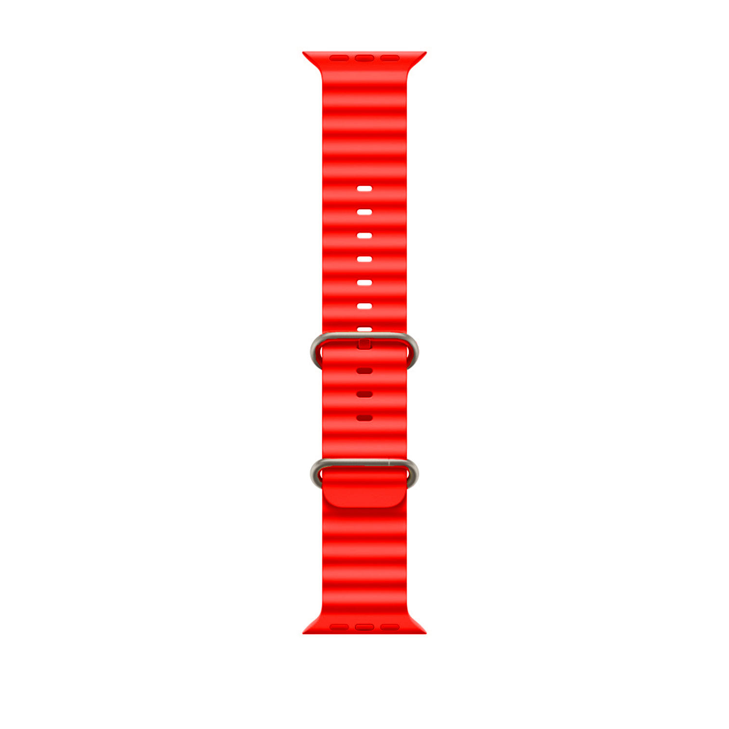 Winex 42-49mm Yeni Nesil Apple Uyumlu Akıllı Saat Kordonu Silikon Kırmızı