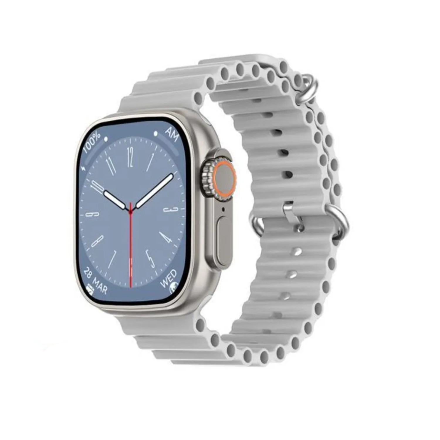 Winex Watch HK9 Ultra 2 Amoled Ekran Android İos HarmonyOs Uyumlu Akıllı Saat Gri