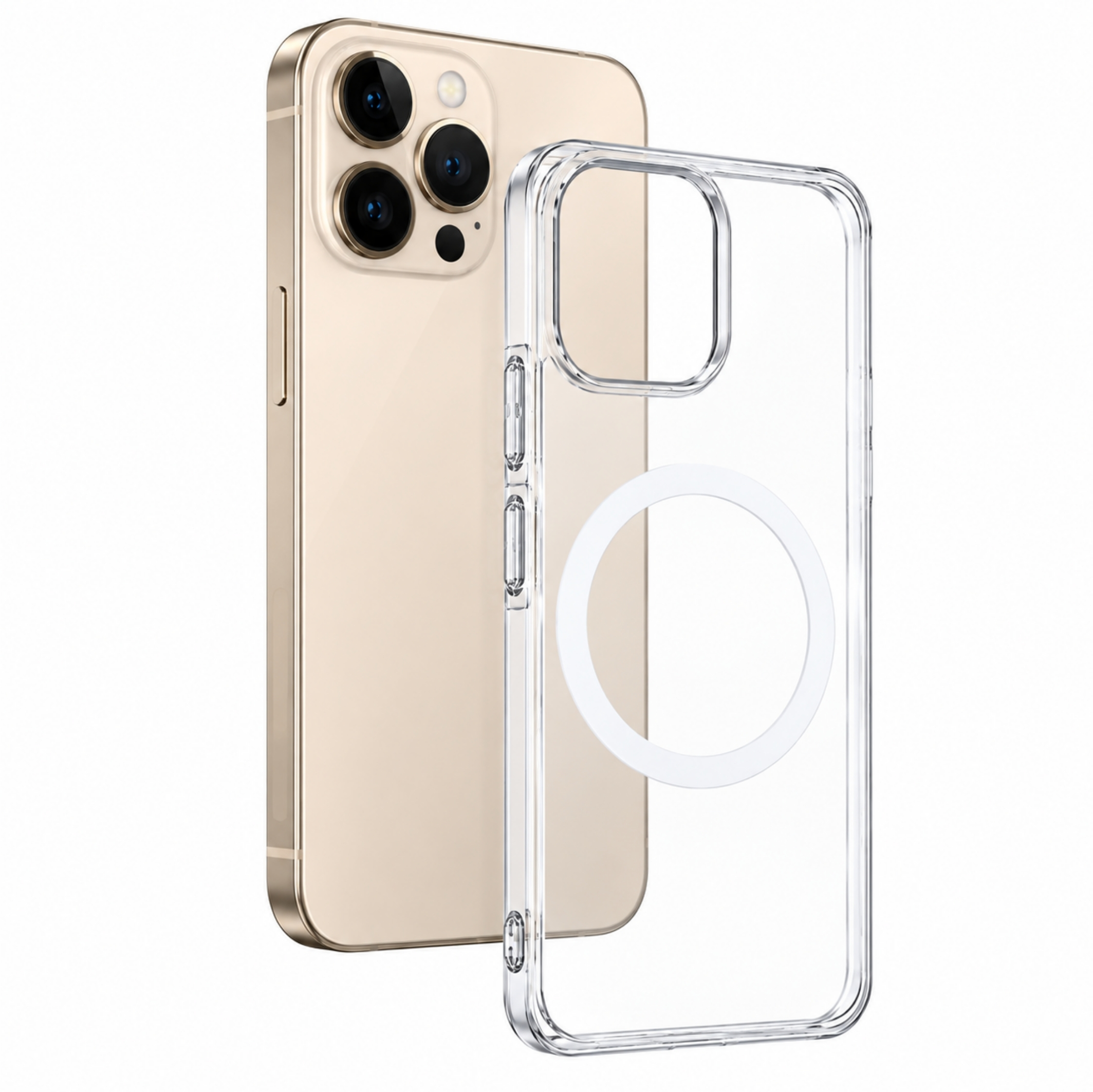 ScHitec İphone 13 Pro Max Magsafe Özellikli Şeffaf Kılıf