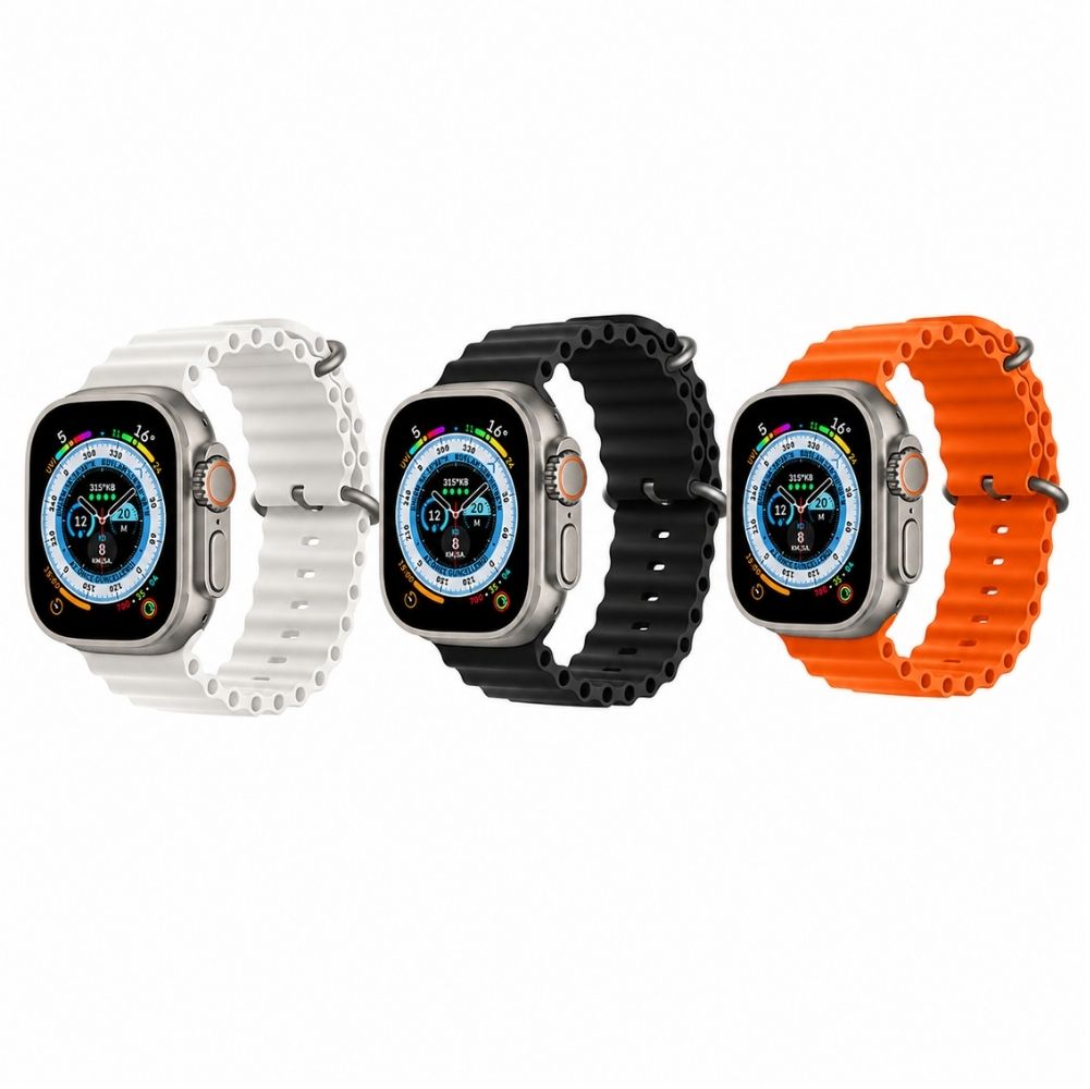 Winex Watch 8 Pro Max Amoled Ekran Android İos HarmonyOs Uyumlu Akıllı Saat Beyaz