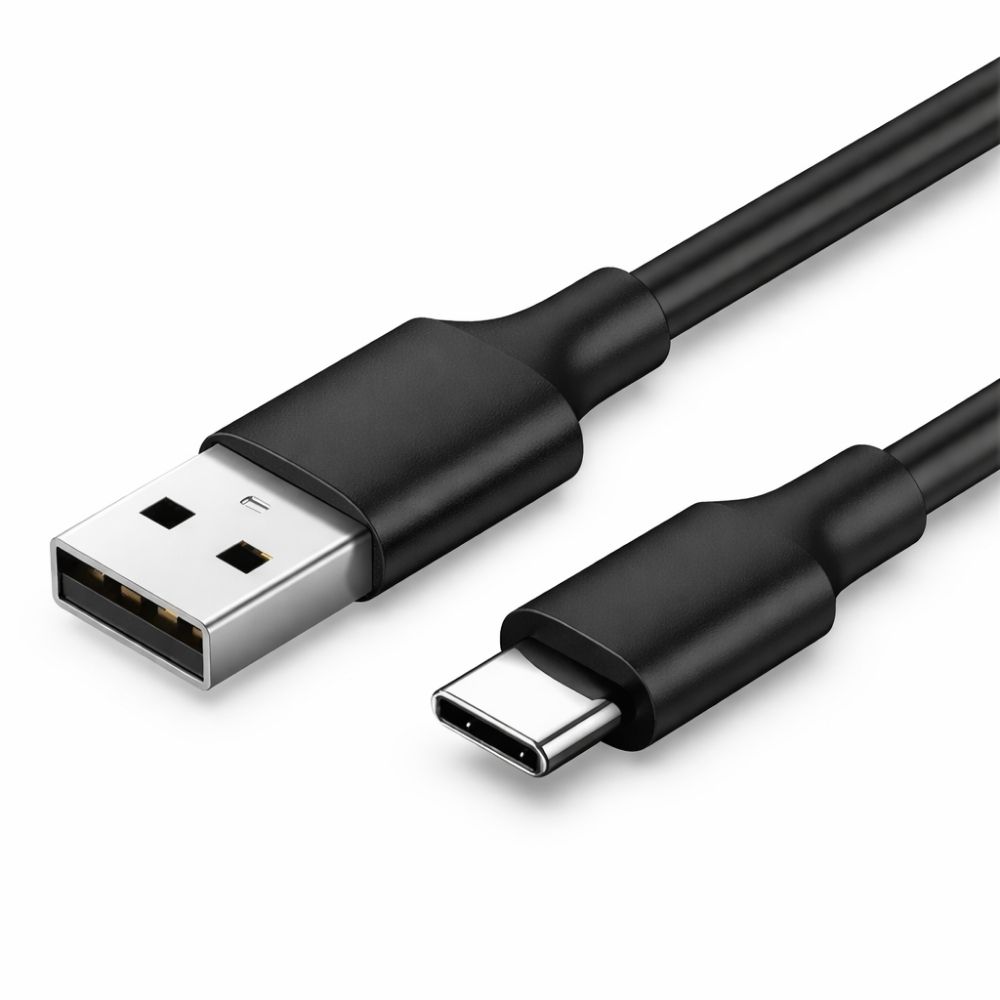 Schitec 70W UsbA to Type-C Data ve Fast Şarj Kablosu 1m Siyah