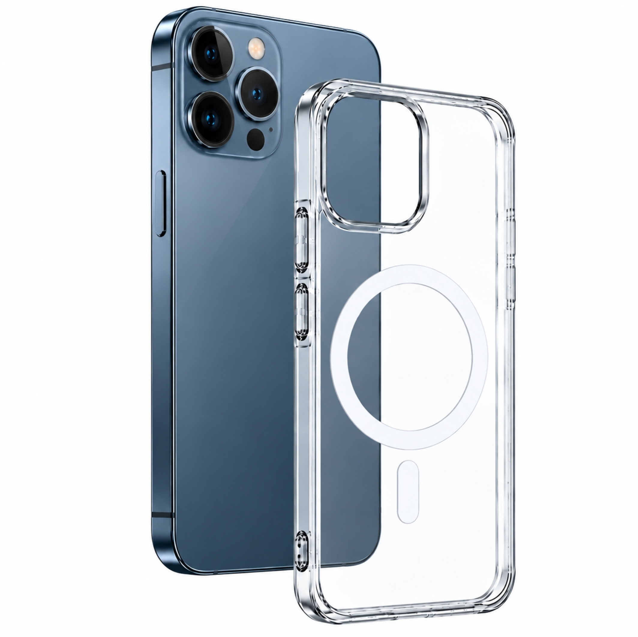 ScHitec İphone 12 Pro Max Magsafe Özellikli Şeffaf Kılıf